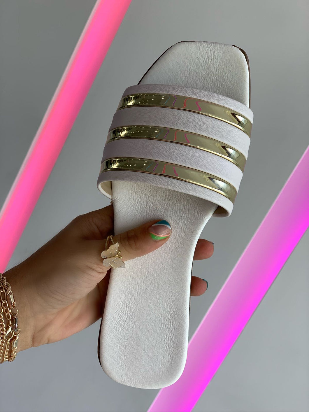 heidi white&gold
